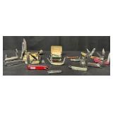 Collection of Pocket Knives, Old Hickory,