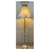 Art Deco Brass Floor Lamp