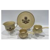 Pfaltzgraff Village USA Cake Stand, Batter Bowl