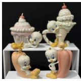 Lenox Tweety Bird Sugar & Creamer Set & More