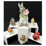 Goebel Owl Figurine, Bird Figurines, Lefton & More