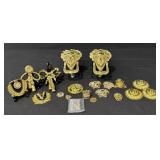 Brass Greek Medusa Door Knockers, Appliques & More