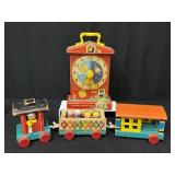 Vintage Fisher Price Music Box, Huffy Puffy Train