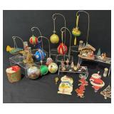 Vintage Handmade Christmas Ornaments,Nativity Sets