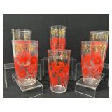 Mid Century Swany Swig Glass Tumblers