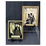 Early Sample Advertisement Silhouette Thermometers