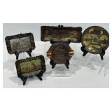 1907 Jamestown Expo Worlds Fair Souvenir Trays