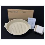 Pampered Chef Cake Pan, Emile Henry Casserole