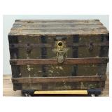 Vintage Military Steamer Trunk