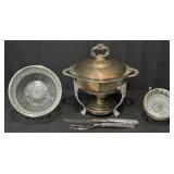 Silver-Plated Warming Casserole,Carvel Hall Knife