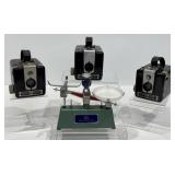 Vintage Brownie Cameras, Rey Gold Balance Scale
