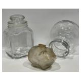Vintage Lucas Pouty Style True Measure Jar, Bank