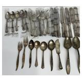 Misc Silver Plate Rogers? Flatware Lot