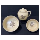 Vintage Pfaltzgraff Village Pot, Souffle Bowls?