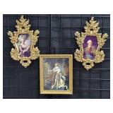 Marie Antoinette & Louis XVI in Baroque Frames