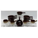 Vintage Brown Drip French Onion Soup Bowls & More