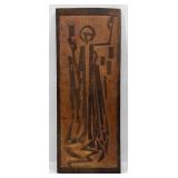 19th Century Religious Wood Relief