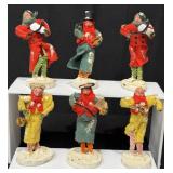 Vintage Pipe Cleaner Christmas Carolers Figurines