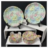 Vintage Shelley English Bone China Melody Saucers