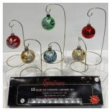 Vintage West Germany Glass Ornaments & Lights