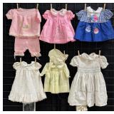 Vintage Smocked Dress, Vintage Girls Baby Clothes