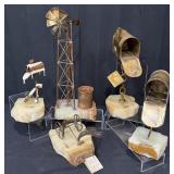 Vintage Signed Demott Sculptures