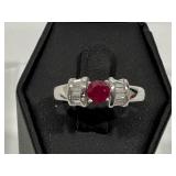 22K Gold Ruby Ring, 5.06 Grams