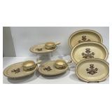 Vintage Pfaltzgraff Village Tray Platters, Snack