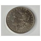 1887 P Morgan Silver Dollar,AU