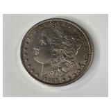 1889 P Morgan Silver Dollar,XF