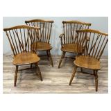 Vintage Ethan Allen Heirloom Nutmeg Dining Chairs