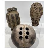Hand Thrown Signed Studio Art Pottery Vessels