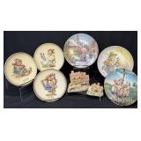 Vintage Goebel Hummel Plates,David Winter Cottage