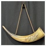 Columbian Expo Bull Horn Souvenir Chicago 1893