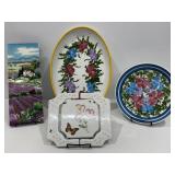 Lenox Butterfly Trivet,Ceramic Tile Mural, Valenti