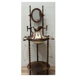 Antique Victorian Wash Stand, English Ironstone