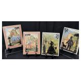 Vintage Bubble Glass Courtship Silhouettes