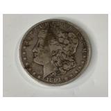 1891 S Morgan Silver Dollar,FINE