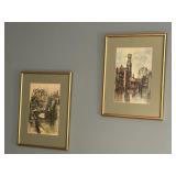 Pair of Gilded Framed Prints