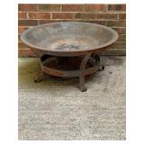 Metal Fire Pit & Stand