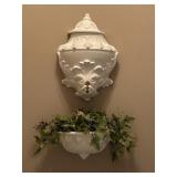 Ceramic Wall Pocket Water Spout with Basin