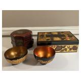 Chinoiserie Jewelry Boxes & Decorative Bowls