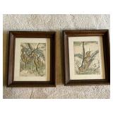 Vintage Puffy Quilted Framed Art