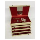 Vintage Jewelry Box & Contents
