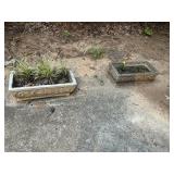 Concrete Rectangle Flower Pots