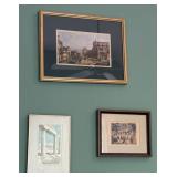 Framed Architectural Building Prints