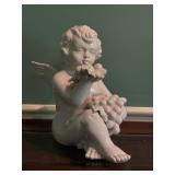 Large Vietri Sitting Cherub
