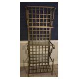 Brass bakers Rack with Glass Shelves