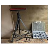 Roller Stand, Vintage Metal Hooks & Hardware