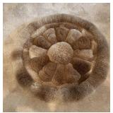 Vintage Round Alpaca Throw Rug